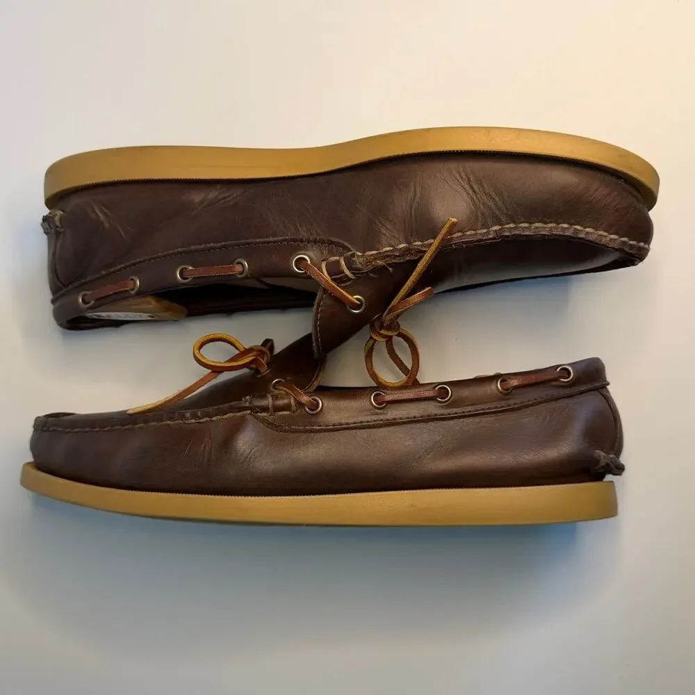 VGUC Rancourt & Co. Gilman Camp Moc Heritage Brown Made in Maine USA 12 Wide EE